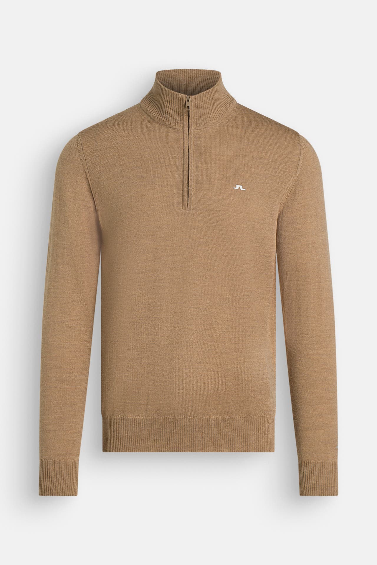 J.LINDEBERG SPORTSWEAR Woll-Troyer 'Kian' hellbraun, Bild 1