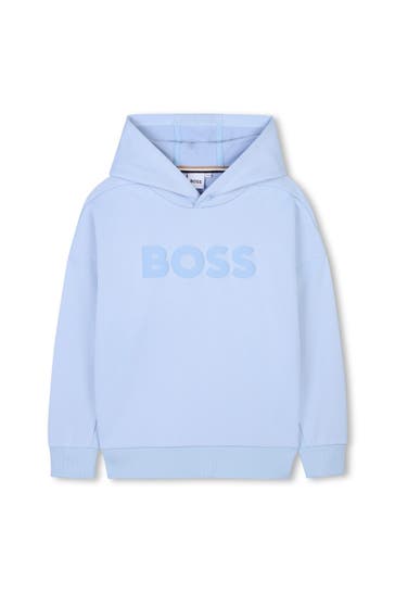 BOSS Hoodie hellblau