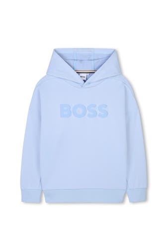 BOSS Hoodie hellblau