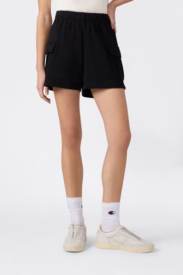 CHAMPION Sweatshorts schwarz
