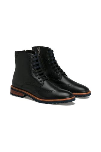 GORDON & BROS Schnürstiefel 'Alessio' schwarz