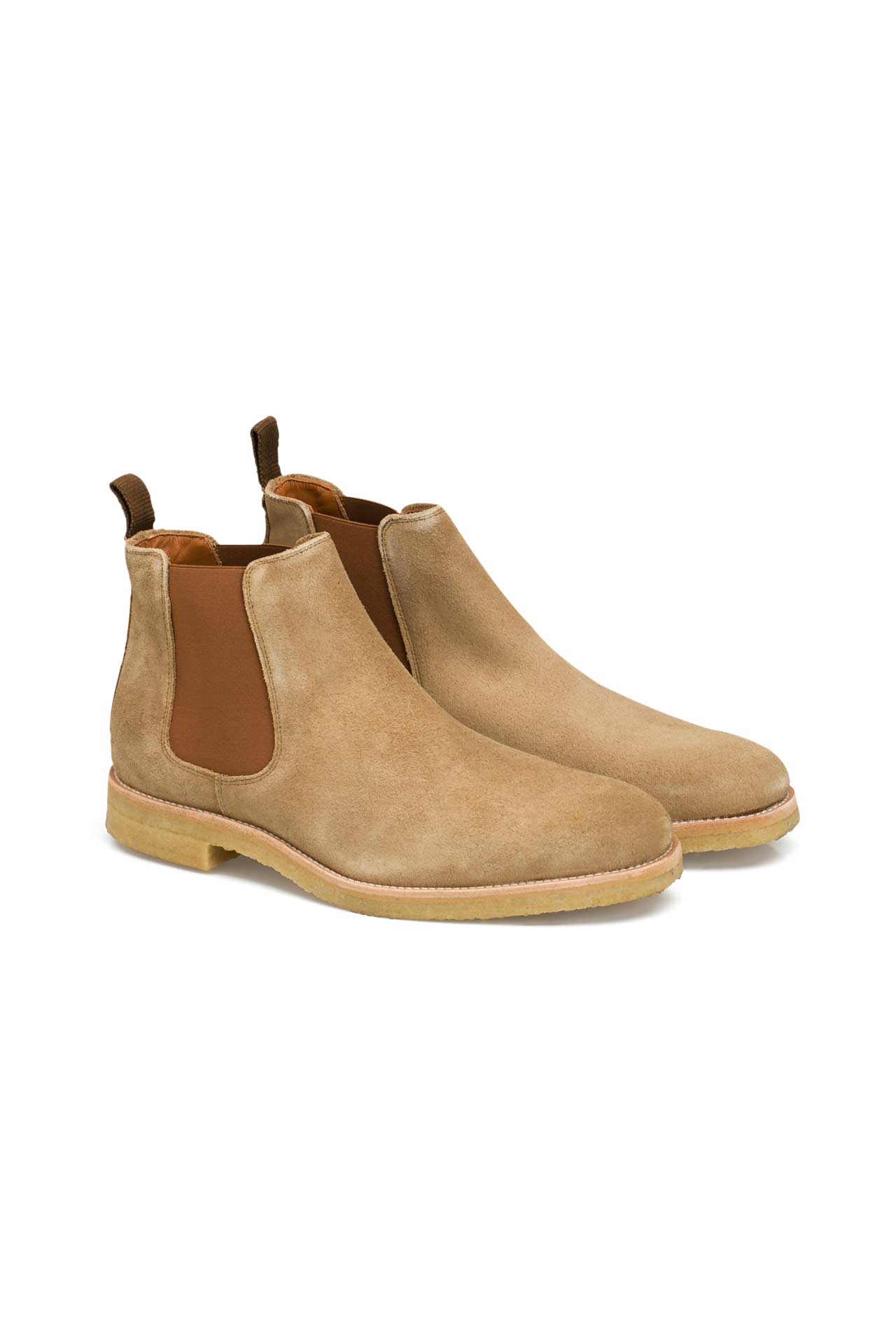 women's chelsea boots beige