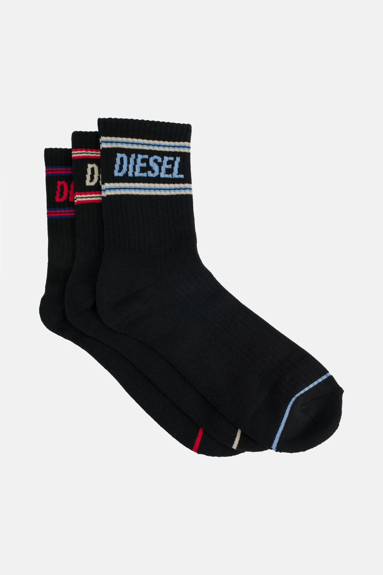 DIESEL 3er-Pack Socken 'Calzino' schwarz, Bild 1