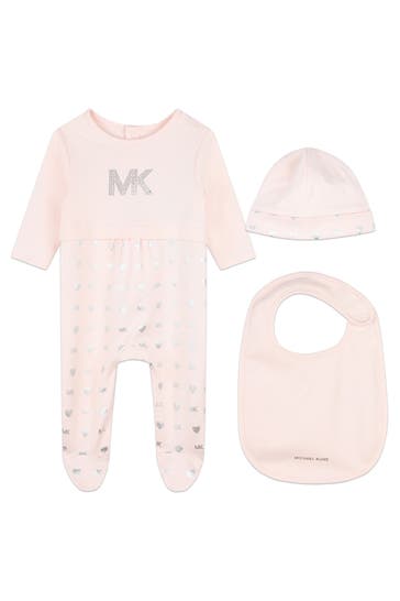 MICHAEL KORS Set: Strampler, Mütze und Lätzchen