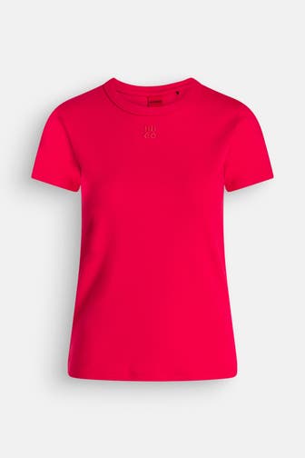 HUGO T-shirt 'Deloris' rot