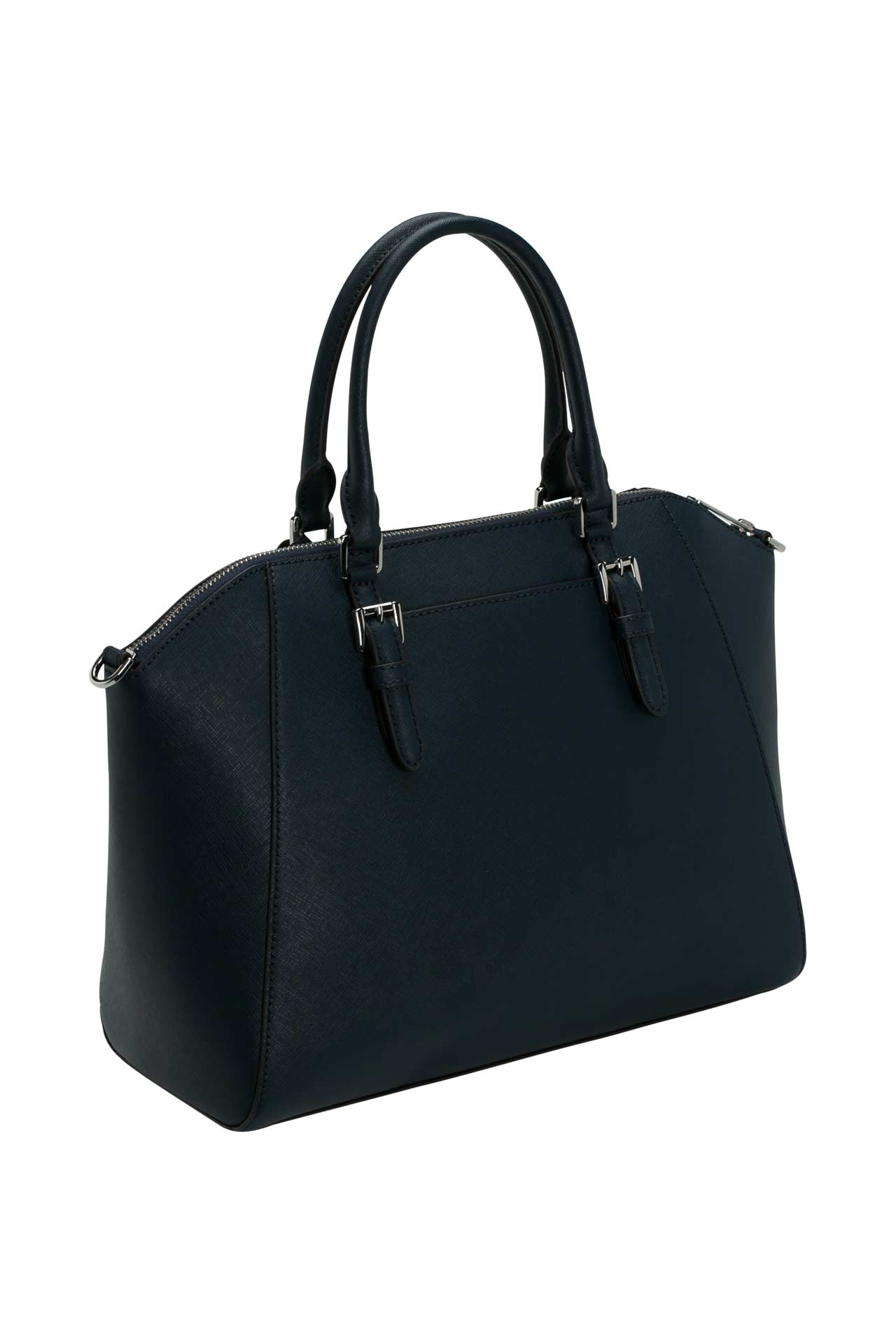 Michael kors ciara large saffiano leather satchel black clearance
