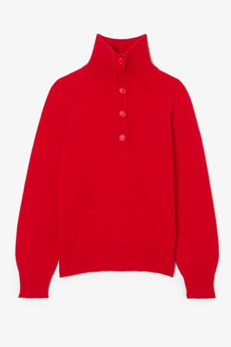 LACOSTE Woll-Pullover rot