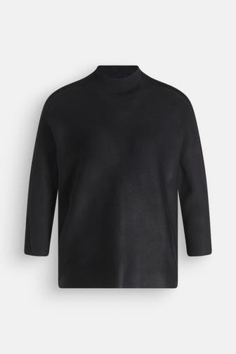 COMMA, Strickpullover schwarz
