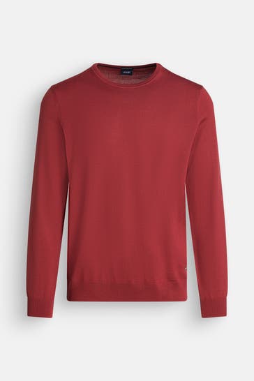JOOP! Wollpullover 'Denny' dunkelrot