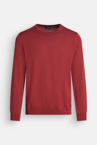 JOOP! Wollpullover 'Denny' dunkelrot