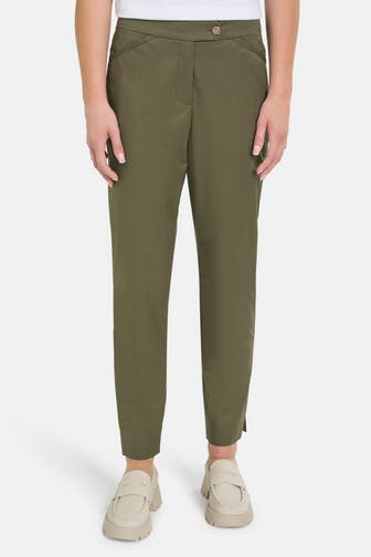 RIANI Stoffhose oliv