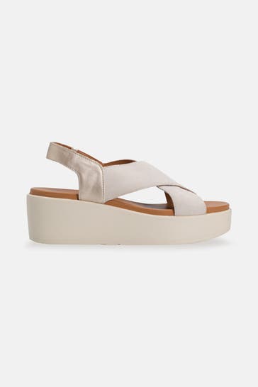 GEOX Plateau-Sandalen 'Xand' beige