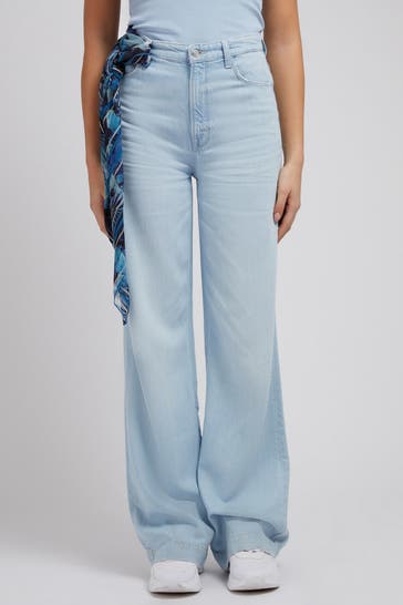 GUESS Jeans hellblau wide leg