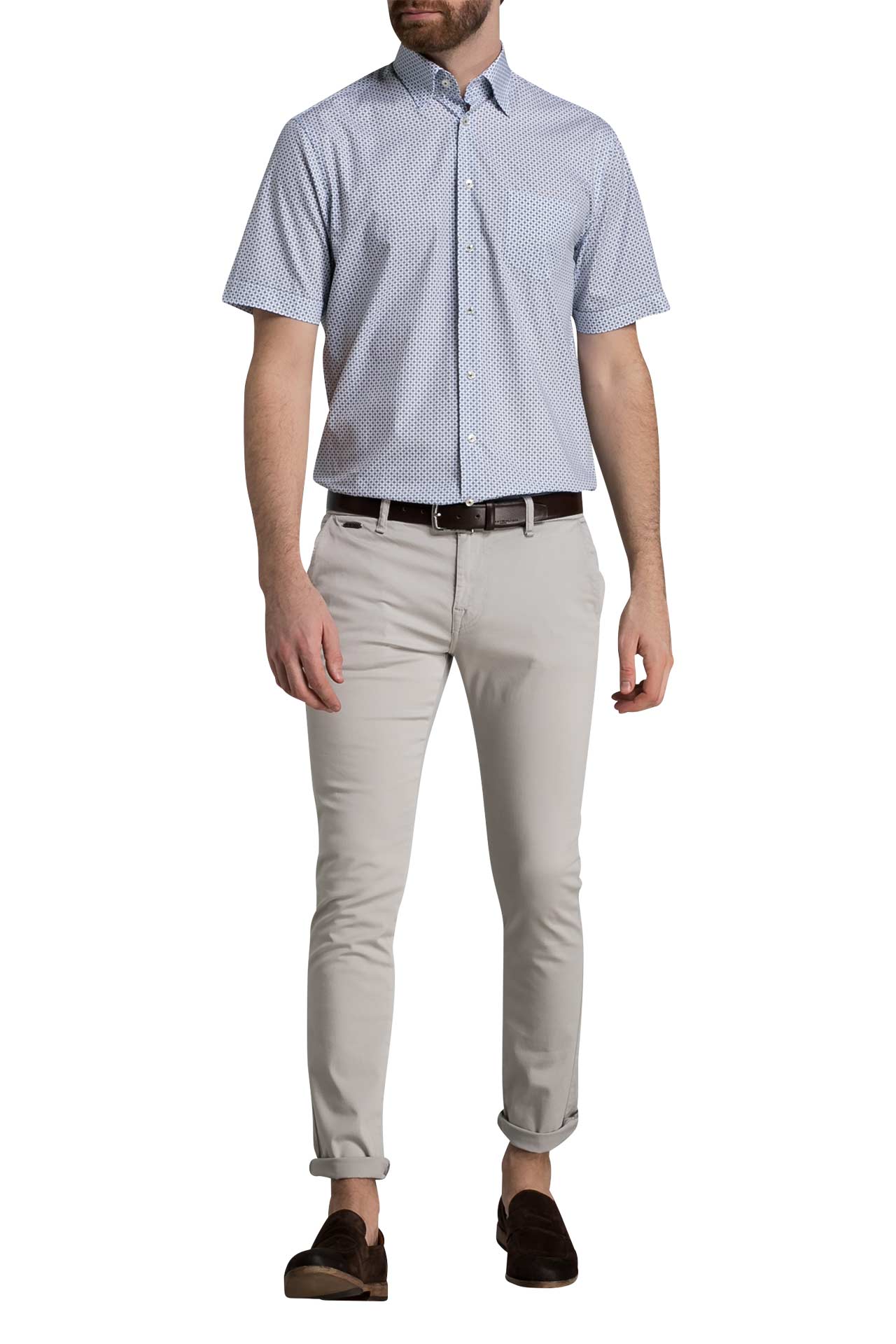 JACQUES BRITT Kurzarmhemd gemustert, Bild 1