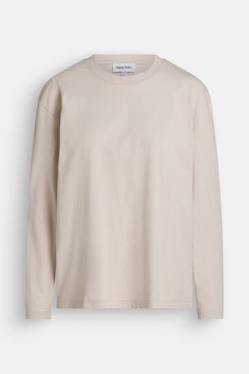 ORGANIC BASICS Longsleeve sand