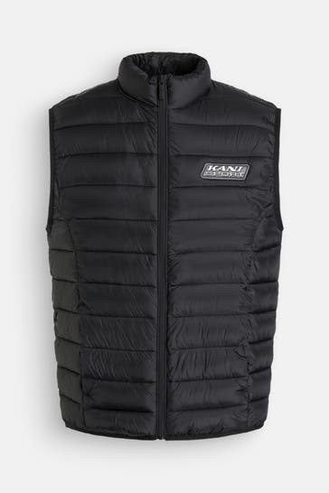 KARL KANI Steppweste schwarz