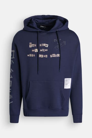 DESIGUAL Hoodie navy