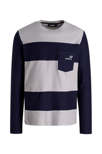 DESIGUAL Sweatshirt 'Royal' gestreift