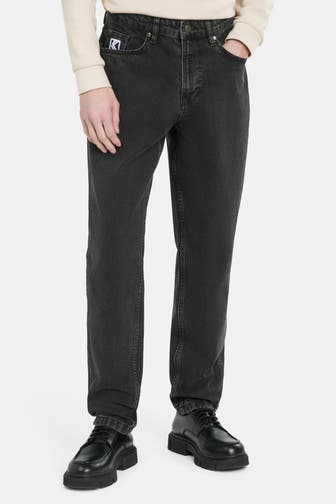 KARL KANI Jeans grauschwarz tapered