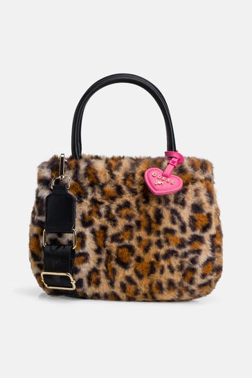 GUESS Kunstfell-Tasche leo