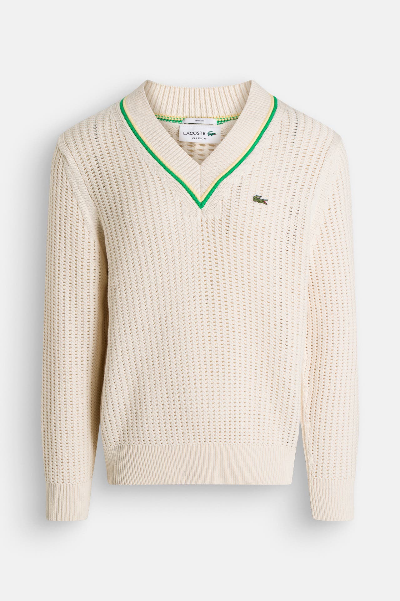 LACOSTE Pullover creme unisex, Bild 1