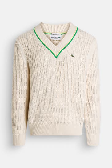 LACOSTE Pullover creme unisex