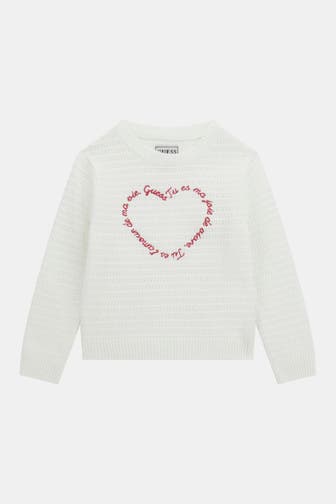 GUESS Strickpullover weiß