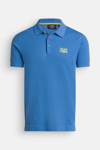 NEW ZEALAND AUCKLAND Polo-Shirt 'Crochtin' azurblau