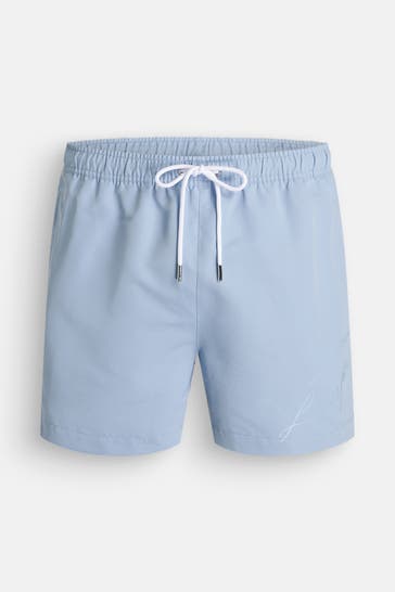 KARL LAGERFELD Badeshorts hellblau