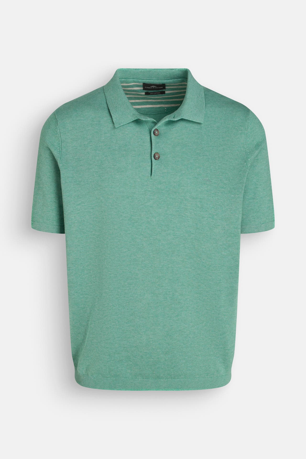 FYNCH-HATTON Strick-Polo türkis, Bild 1
