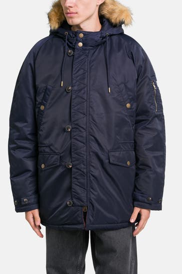 GUESS Parka dunkelblau