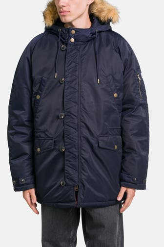 GUESS Parka dunkelblau