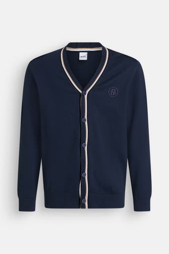 BOSS Strickjacke navy