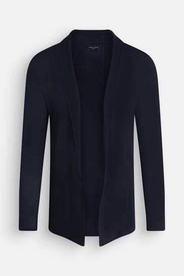 ROBERTO COLLINA Cardigan nachtblau
