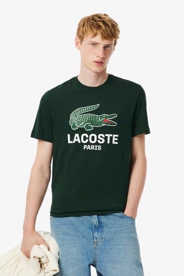 LACOSTE T-Shirt dunkelgrün