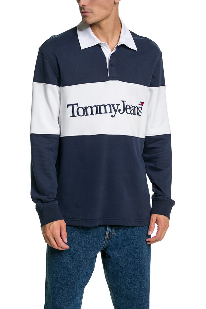 TOMMY HILFIGER Langarm-Polo zweifarbig » günstig online kaufen | Outletcity