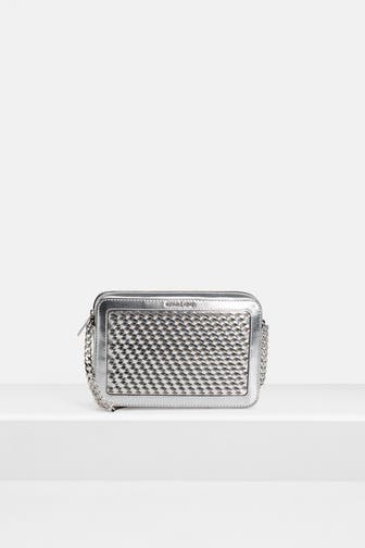 MICHAEL MICHAEL KORS Umhängetasche 'Jet Set' silber