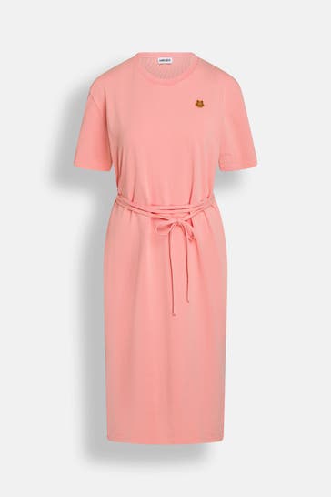 KENZO Jerseykleid 'Tiger Crest' lachs