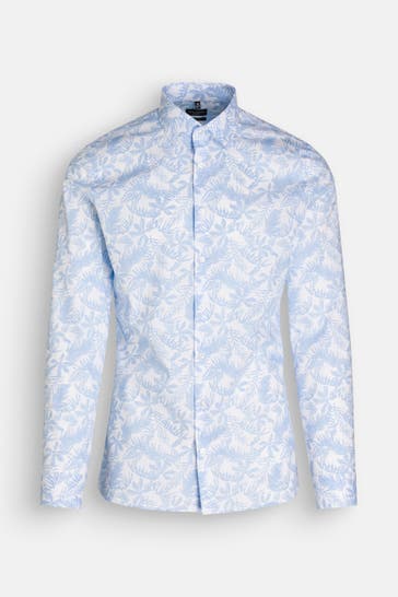 OLYMP No. Six Casual-Hemd gemustert Extra Slim Fit