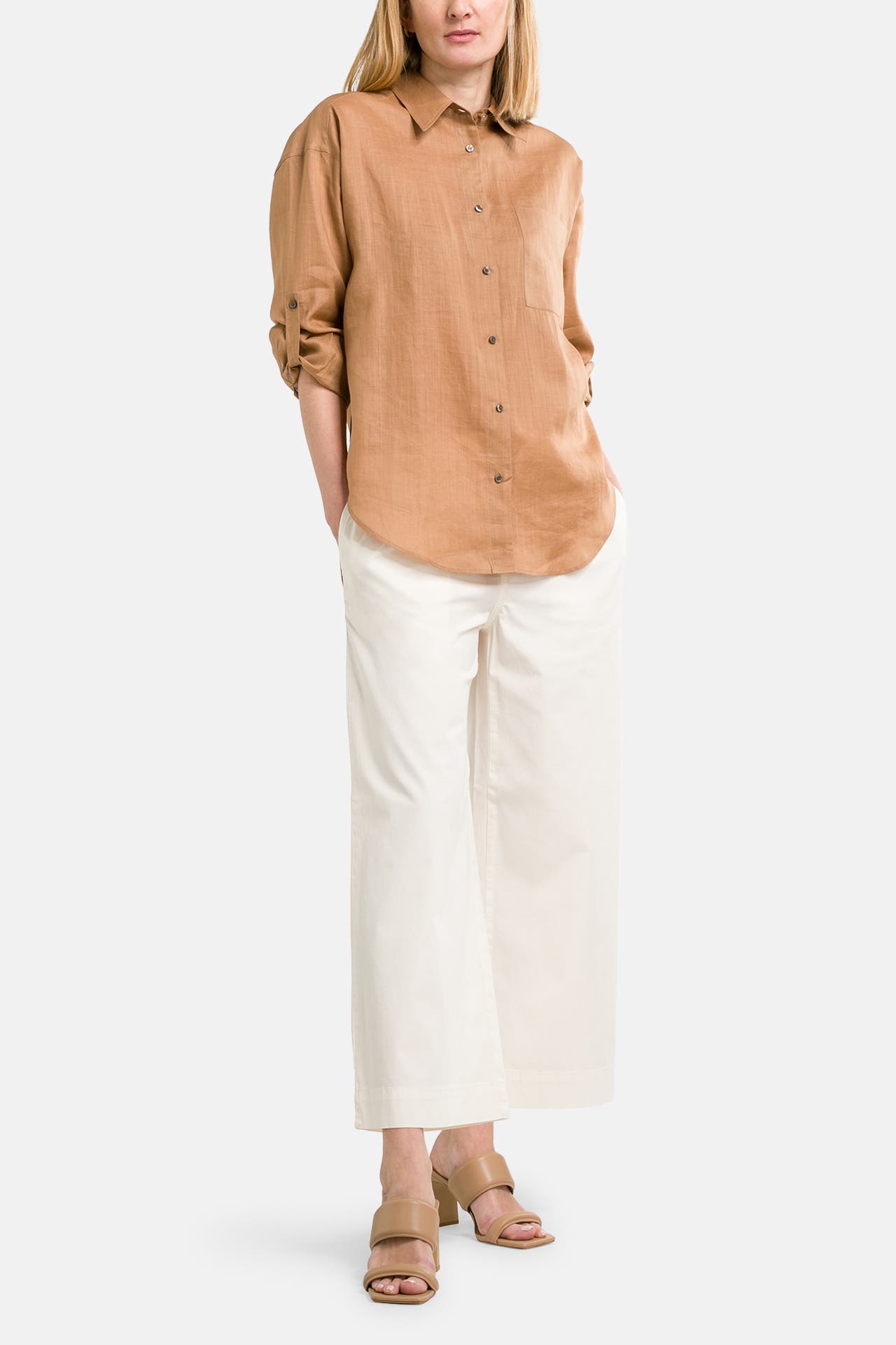 BOSS Casual-Bluse cognac, Bild 1