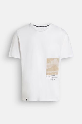 SALEWA T-Shirt 'Eagle Cover' weiß