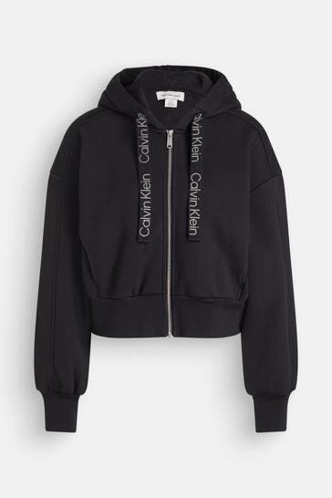 CK JEANS Sweatjacke schwarz