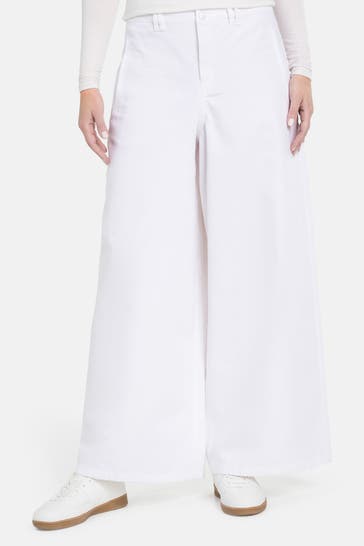 DRYKORN Stoffhose 'Broad' weiß