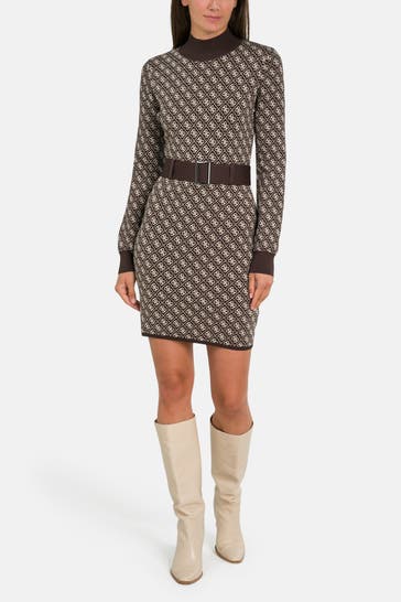 GUESS Strickkleid 'Lise' gemustert