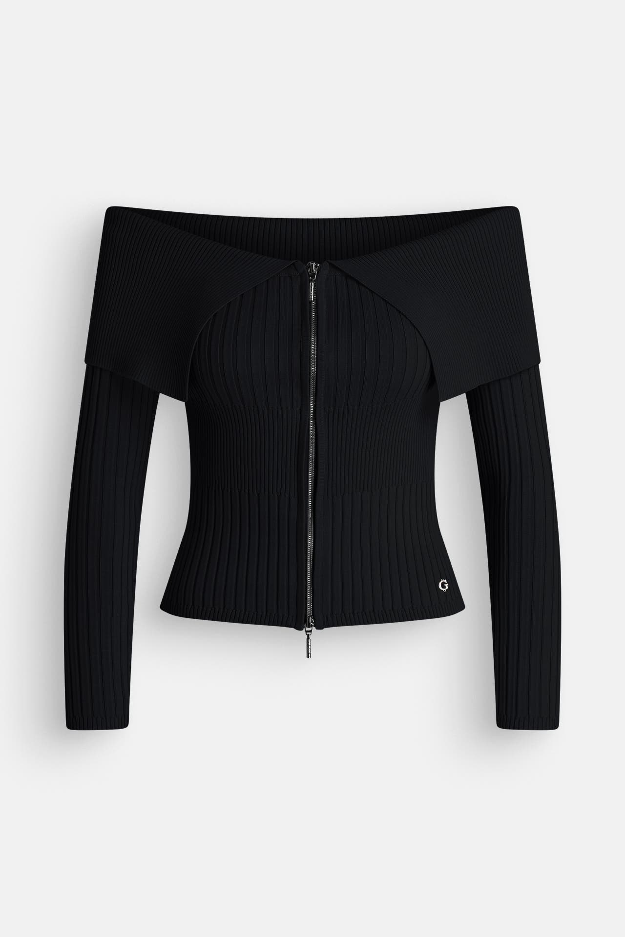 GUESS Strickshirt 'Chihiro' schwarz, Bild 1