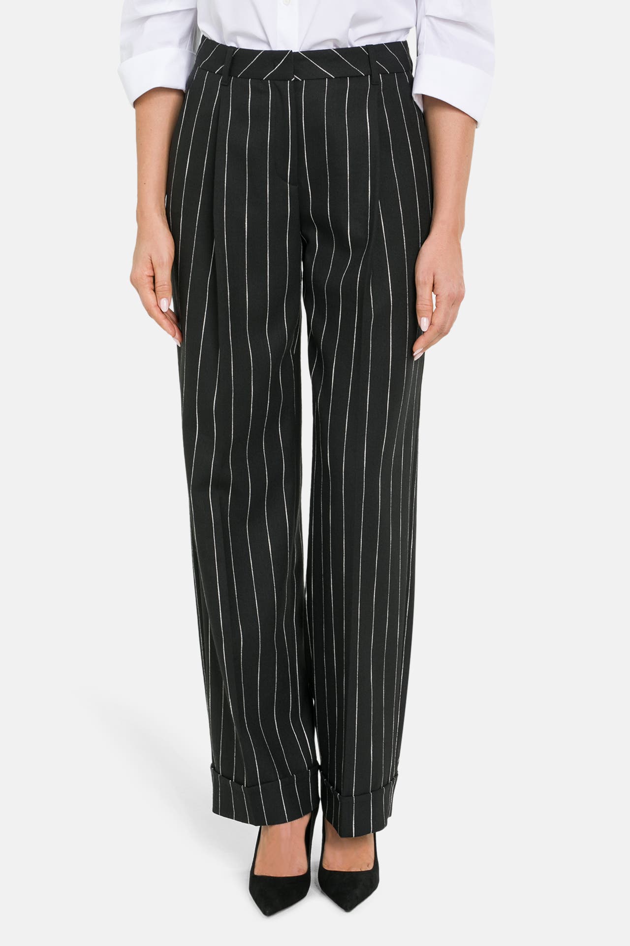 MARC CAIN Business-Hose gestreift, Bild 1