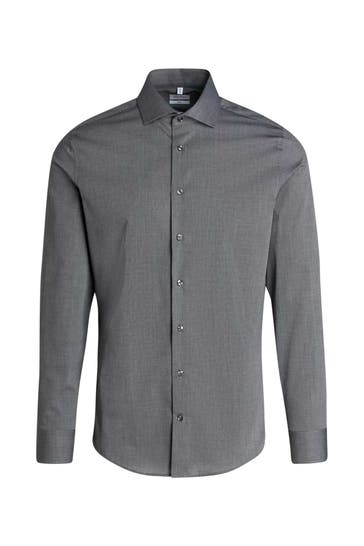 SEIDENSTICKER Business-Hemd grau