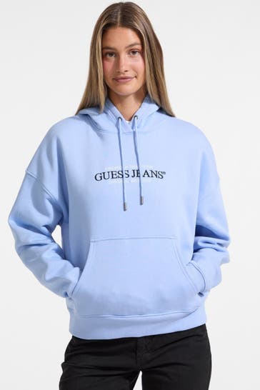 GUESS Hoodie hellblau