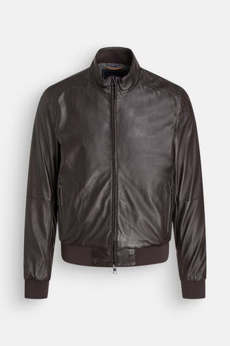 MABRUN Lederblouson 'Orlando' dunkelbraun