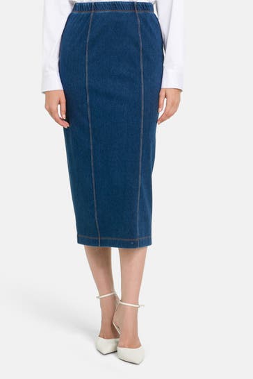 RIANI Blue Denim Skirt
